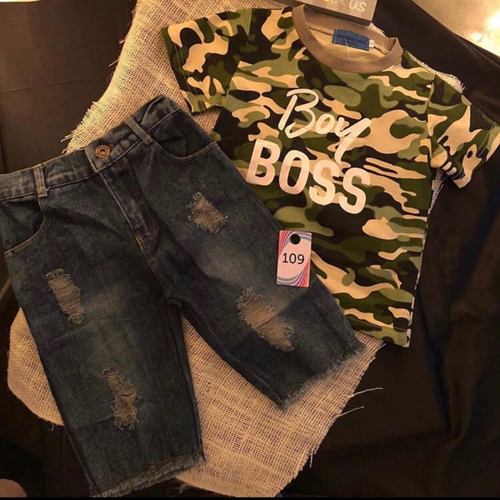 Cute toddler camo set